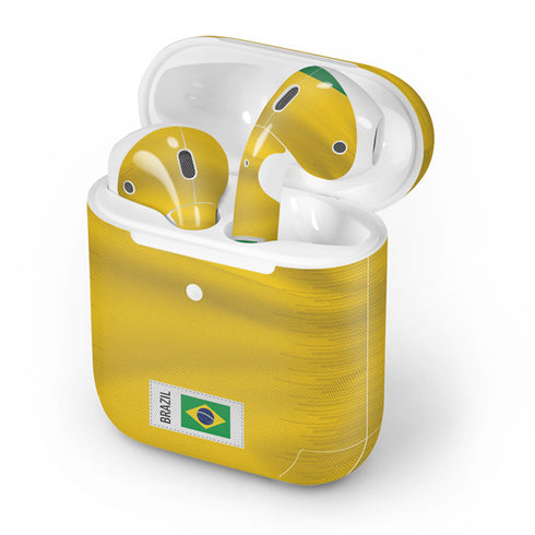 Brazil Soccer Flag Apple AirPods 2 Skin